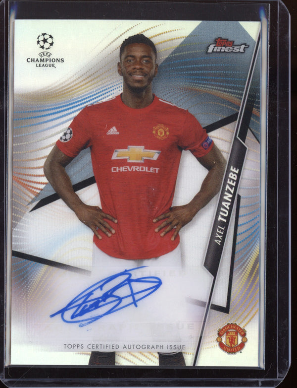 Axel Tuanzebe 2021 Topps Finest Champions League Autograph