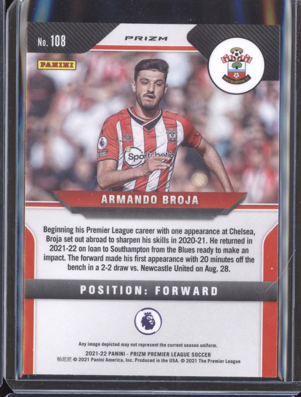 Armando Broja 2021-22 Panini Prizm PL 108 Silver RC