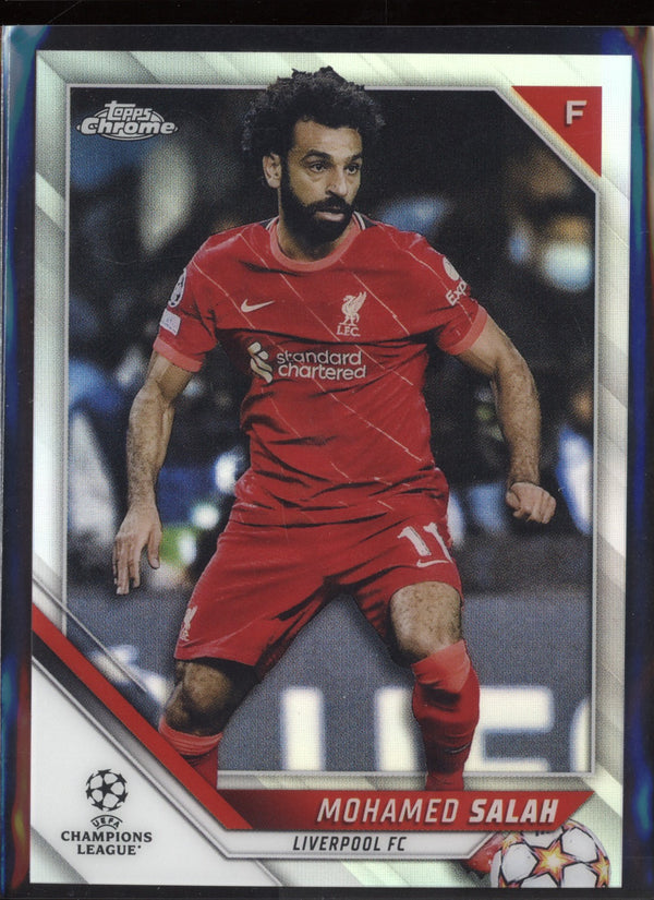 Mohamed Salah 2021/22 Topps Chrome UEFA Champions League Refractor