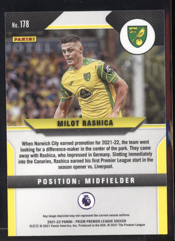 Milot Raschica 2021-2022 Panini Prizm Premier League RC