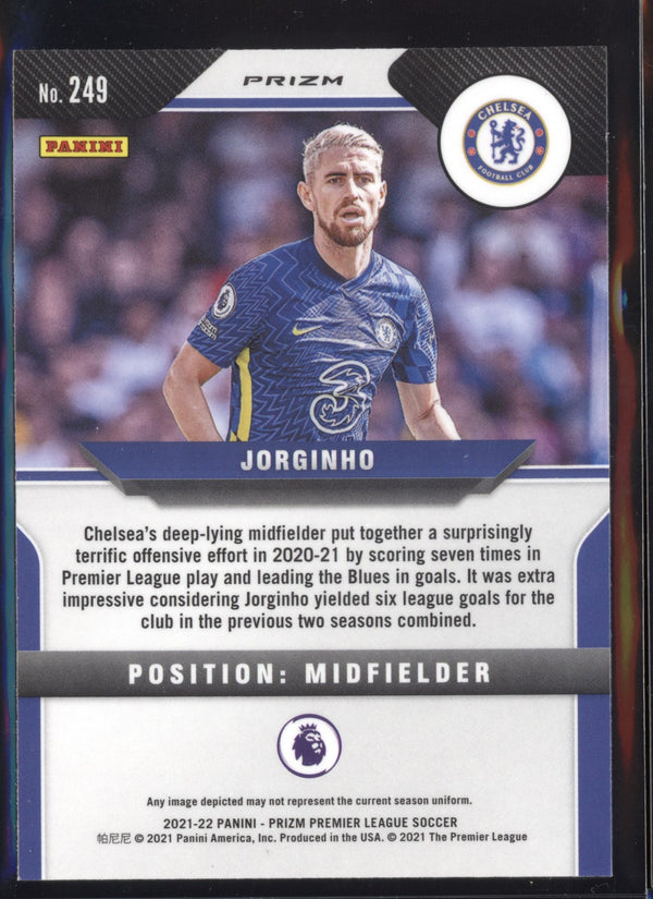 Jorginho 2021-22 Panini Prizm Premier League Silver