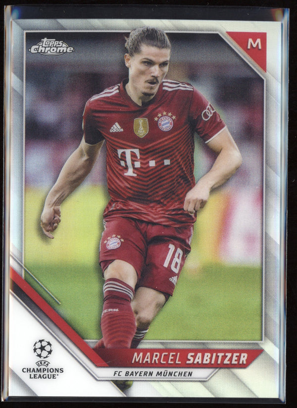 Marcel Sabitzer 2021/22 Topps Chrome UEFA Champions League Refractor