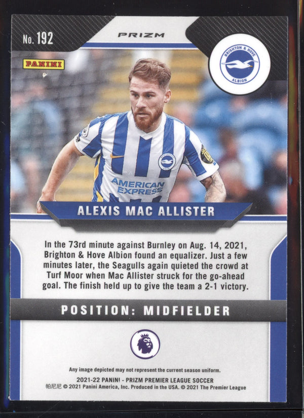 Alexis Mac Allister 2021-22 Panini Prizm Premier League Silver