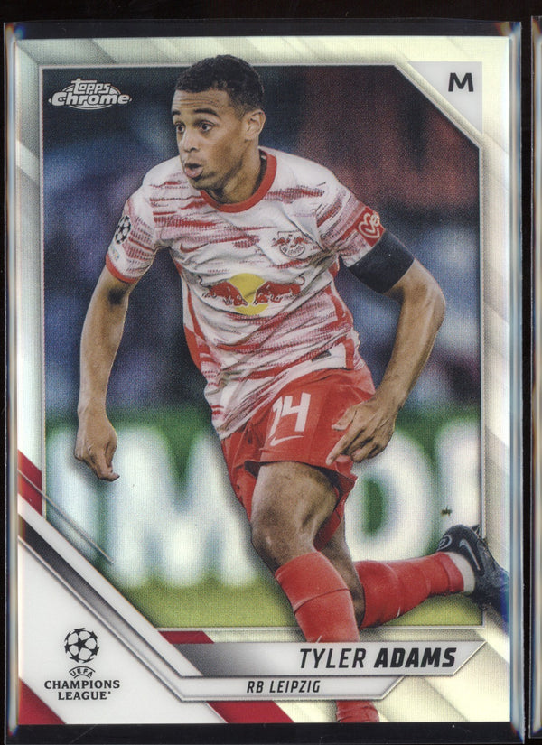 Tyler Adams 2021/22 Topps Chrome UEFA Champions League Refractor