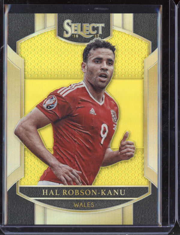 Hal Robson-Kanu 2016 Panini Select Soccer Terrace Neon Yellow 109/125