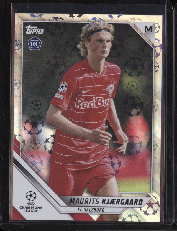 Maurits Kjaergaard 2021-22 Topps UEFA CL Starball RC