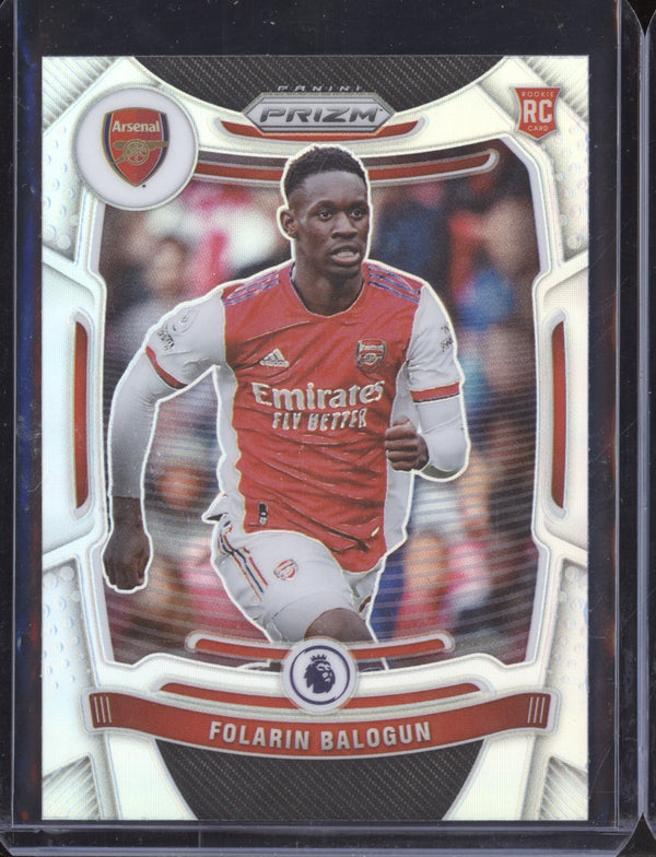 Folarin Balogun 2021-22 Panini Prizm PL 208 Silver RC