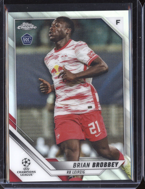 Brian Brobbey 2021/22 Topps Chrome UEFA Champions League Refractor RC