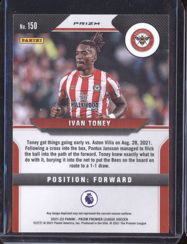 Ivan Toney 2021-22 Panini Prizm PL 150 Silver RC