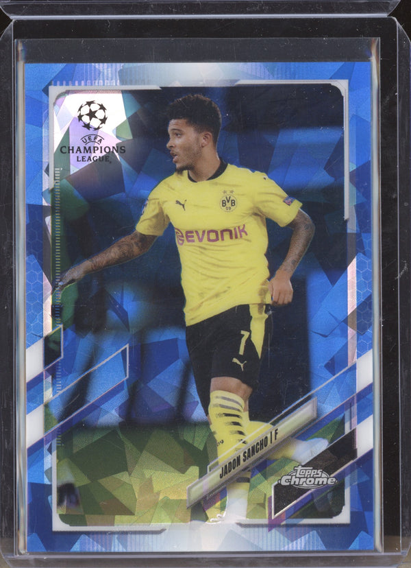 Jadon Sancho 2020-21 Topps Chrome Sapphire UCL 78