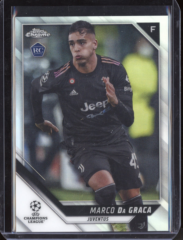 Marco Da Graca 2021/22 Topps Chrome UEFA Champions League Refractor RC