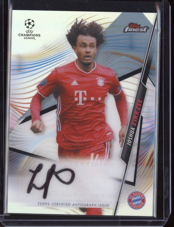 Joshua Zirkzee 2021 Topps Finest UEFA Champions League Autograph