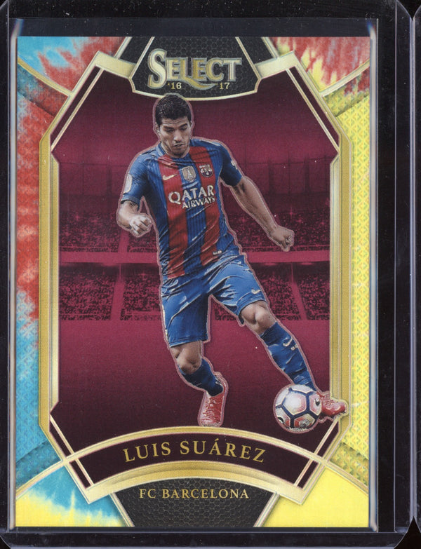 Luis Suarez 2016 Panini Select Soccer Field Level Tie-Dye 5/30