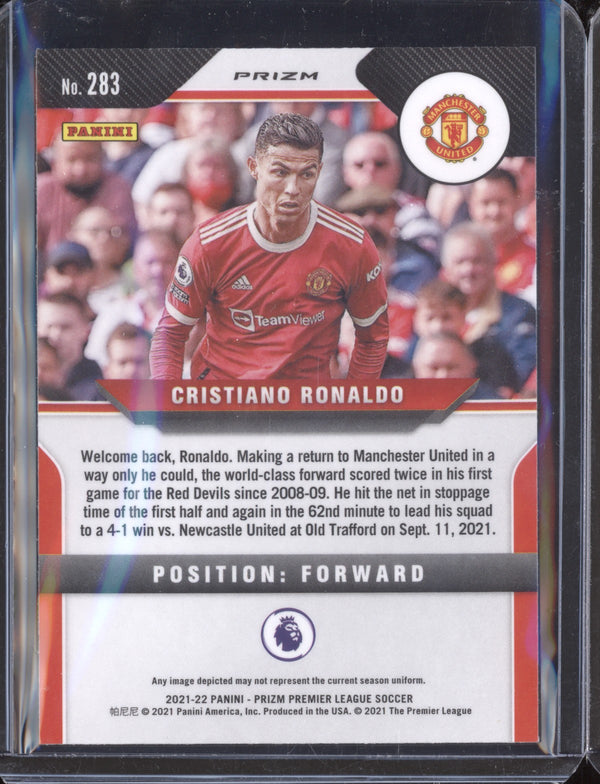 Cristiano Ronaldo 2021-22 Panini Prizm PL 283 Hyper