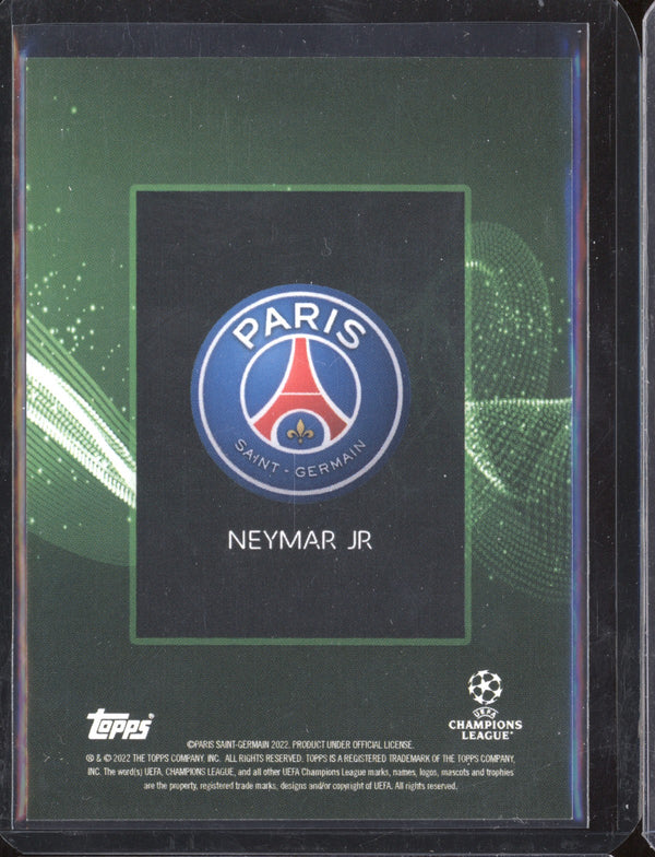 Neymar Jr 2021-22 Topps Champions League Knockout Green  62/99