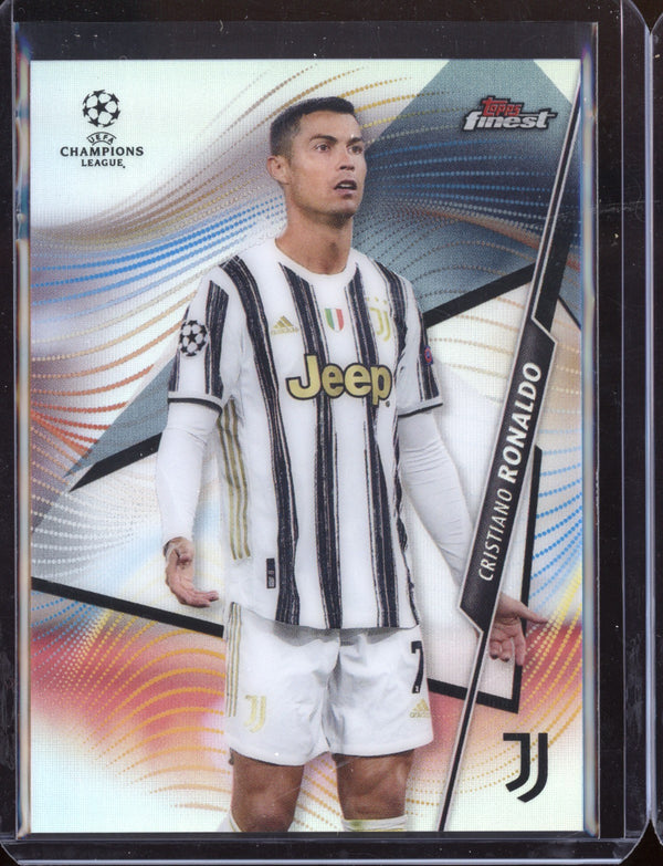 Cristiano Ronaldo 2021 Topps Finest UEFA Champions League Refractor