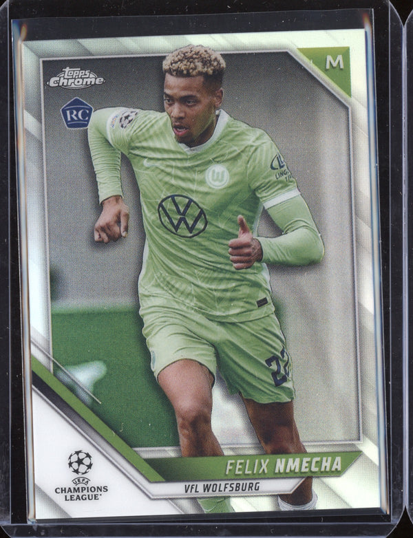 Felix Nmecha 2021/22 Topps Chrome UEFA Champions League Refractor RC