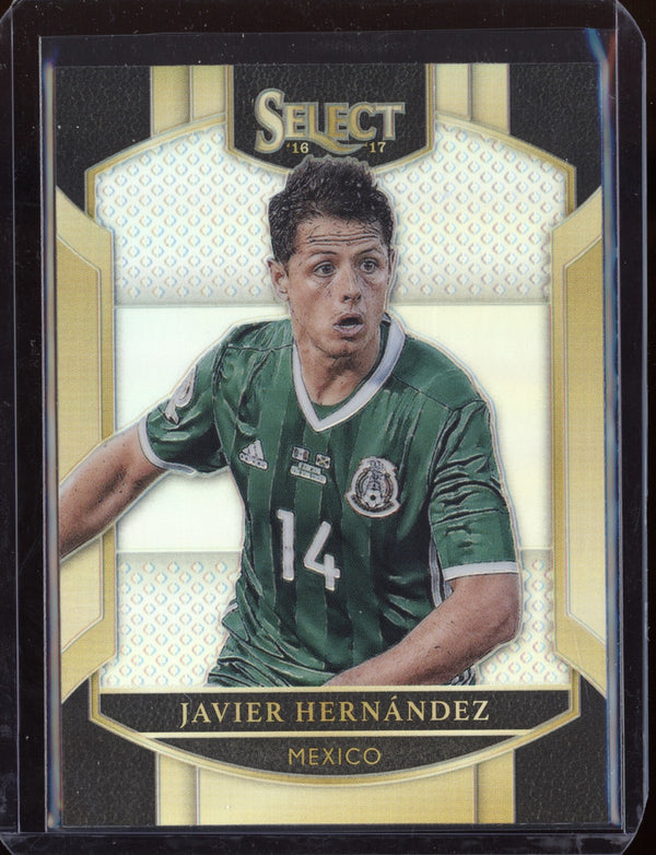 Javier Hernandez 2016/17 Panini Select Terrace Silver