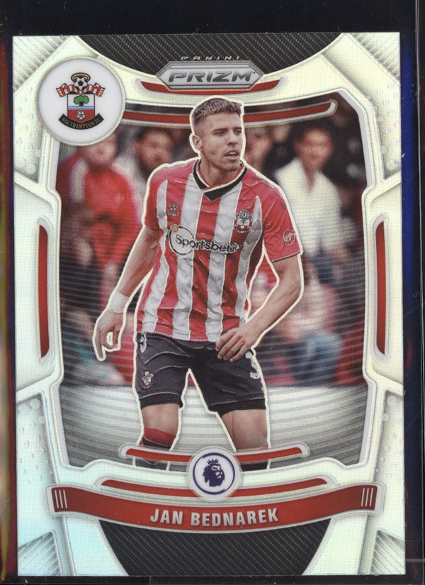 Jan Bednarek 2021-22 Panini Prizm Premier League Silver