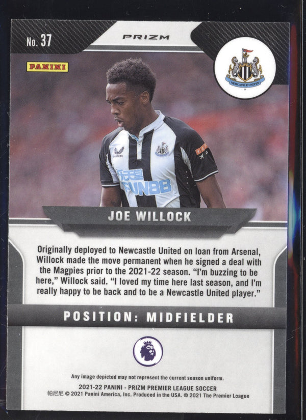 Joe Willock 2021-22 Panini Prizm Premier League Silver