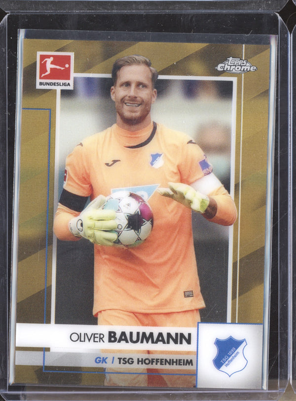 Oliver Baumann 2020-21 Topps Chrome Bundesliga 48 Gold 3/50