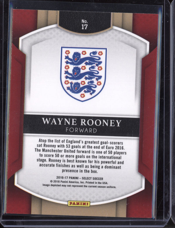 Wayne Rooney 2016/17 Panini Select Terrace Tri-Color