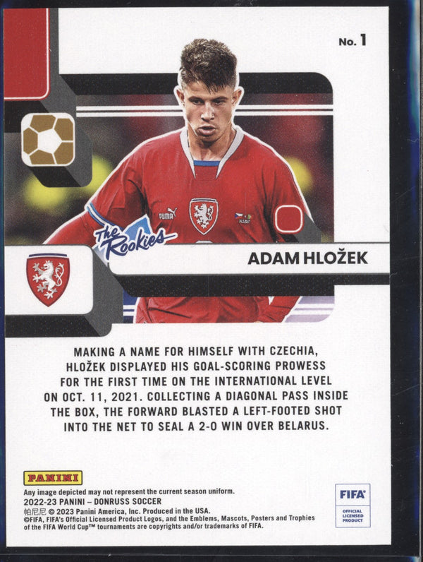 Adam Hlozek 2022-23 Panini Donruss Soccer 1 The Rookies RC