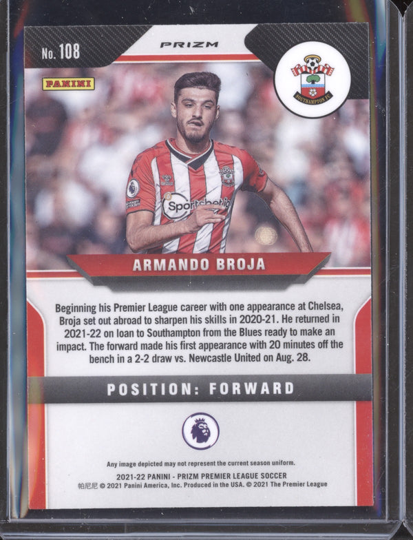 Armando Broja 2021-22 Panini Prizm PL 108 Hyper RC