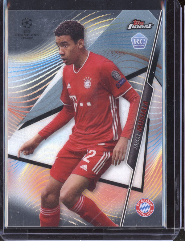 Jamal Musiala 2021 Topps Finest UEFA Champions League RC