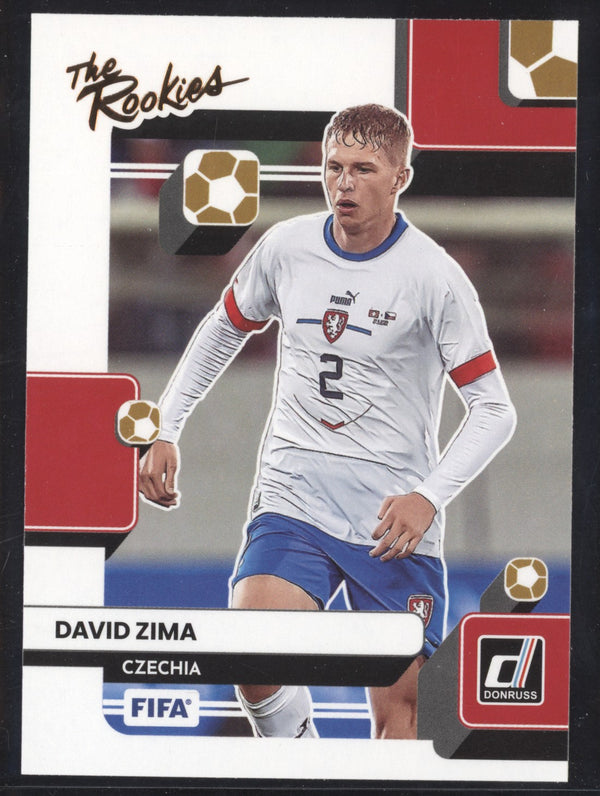 David Zima 2022-23 Panini Donruss Soccer 2 The Rookies RC