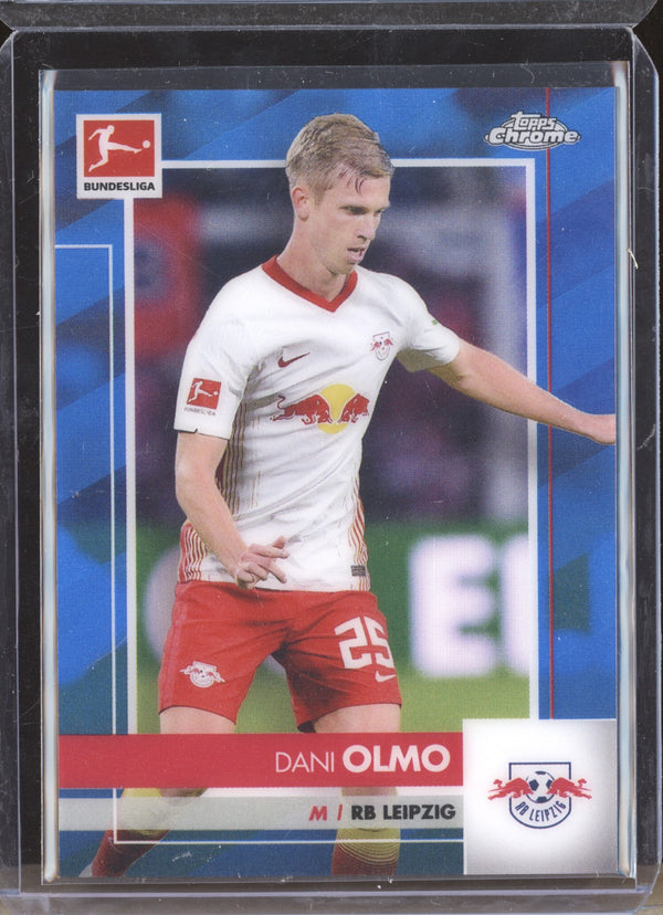 Dani Olmo 2020-21 Topps Chrome Bundesliga 56 Blue 76/150