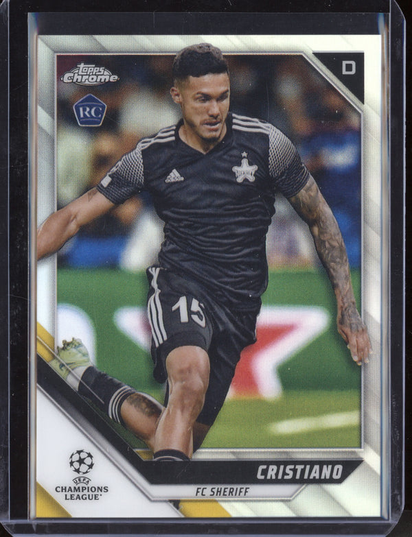 Cristiano 2021/22 Topps Chrome UEFA Champions League Refractor RC