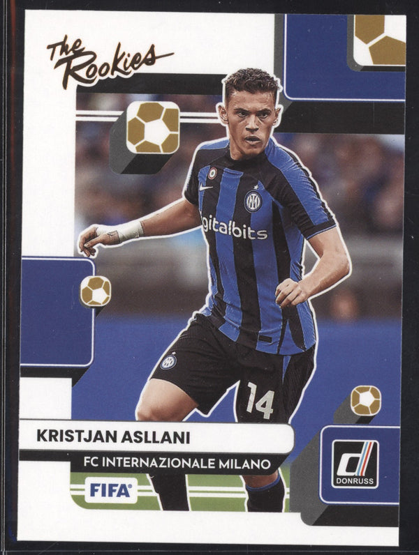 Kristjan Asllani 2022-23 Panini Donruss Soccer 3 The Rookies RC