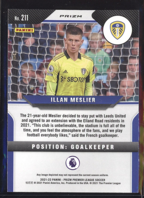 Illan Meslier 2021-22 Panini Prizm Premier League Silver