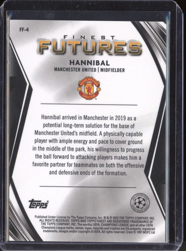 Hannibal 2021-22 Topps Finest UEFA CL Finest Futures RC