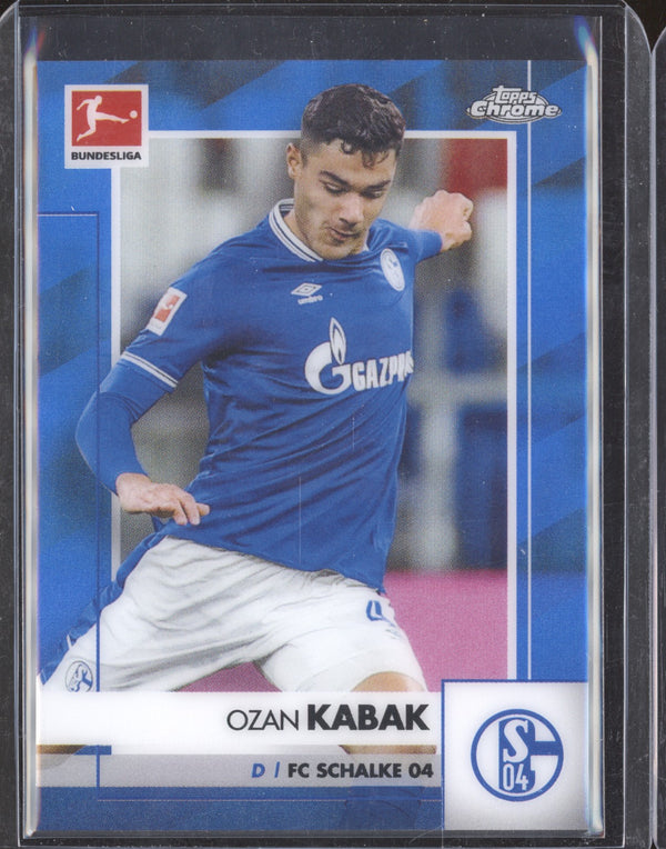 Ozan Kabak 2020-21 Topps Chrome Bundesliga 85 Blue 6/150