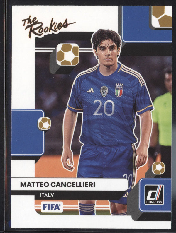 Matteo Cancellieri 2022-23 Panini Donruss Soccer 7 The Rookies RC