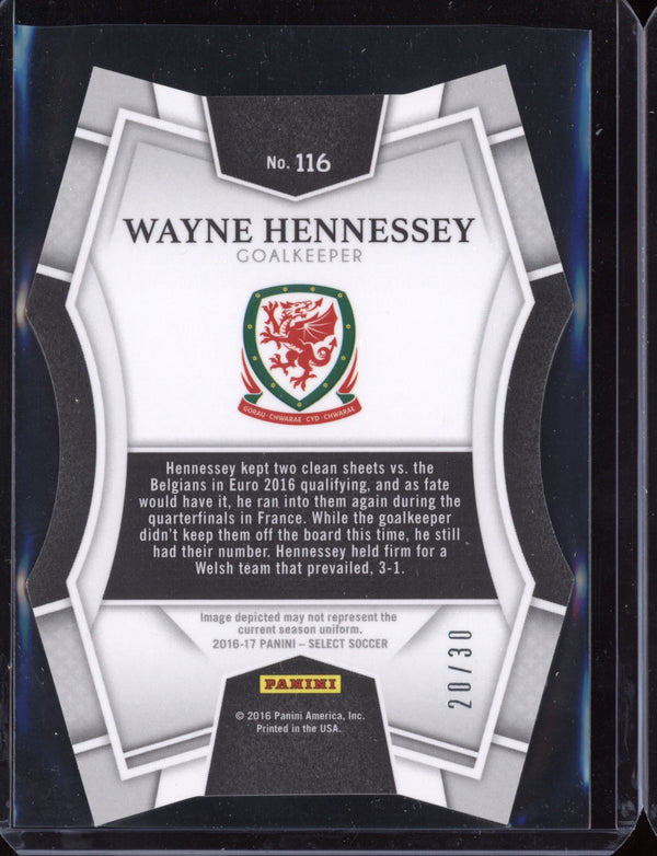 Wayne Hennessey 2016/17 Panini Select Mezzanine Tie-Dye Die-Cut 20/30