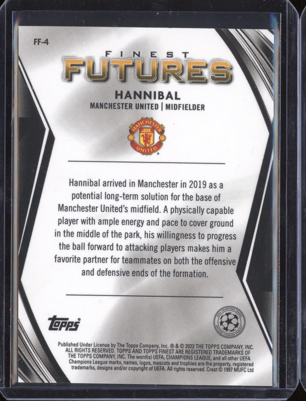 Hannibal 2021-22 Topps Finest UEFA CL Finest Futures RC