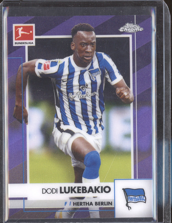 Dodi Lukebakio 2020-21 Topps Chrome Bundesliga 9 Purple 83/299