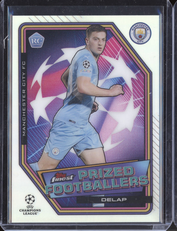 Liam Delap 2021-22 Topps Finest UEFA CL Prized Footballers RC