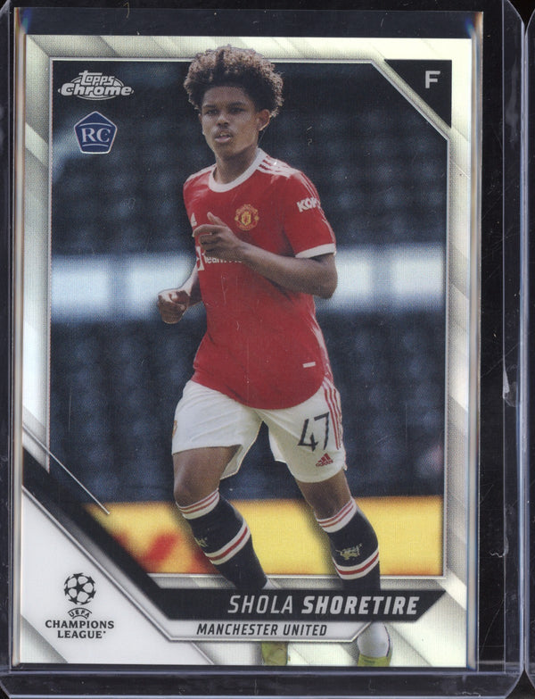 Shola Shoretire 2021/22 Topps Chrome UEFA Champions League Refractor RC