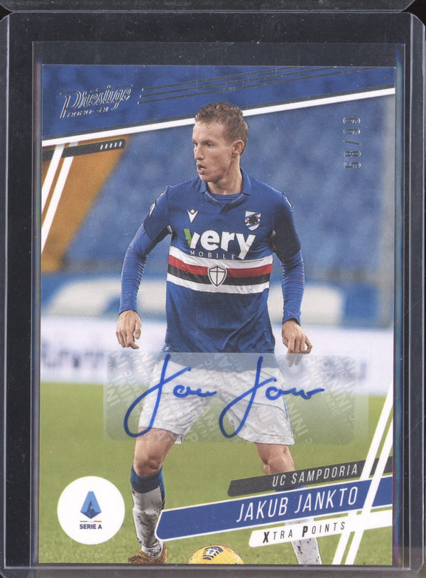 Jakub Jankto 2020-21 Panini Chronicles Soccer 27 Prestige Xtra Points Silver Auto 58/99