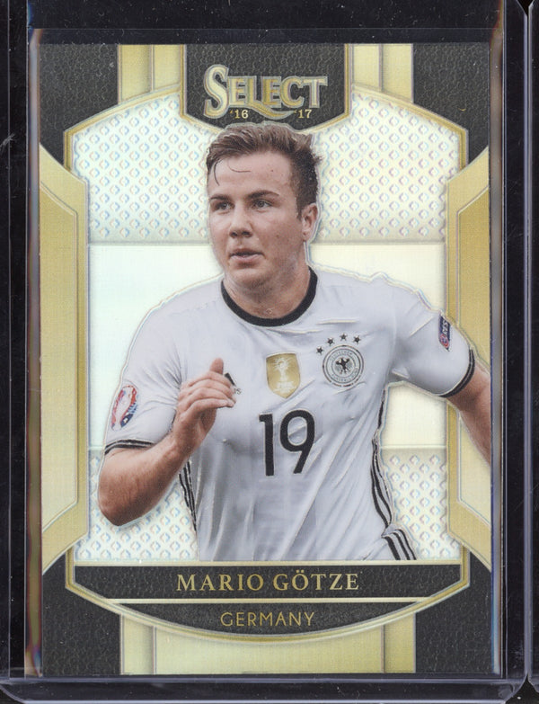 Mario Gotze 2016 Panini Select Soccer Terrace Silver