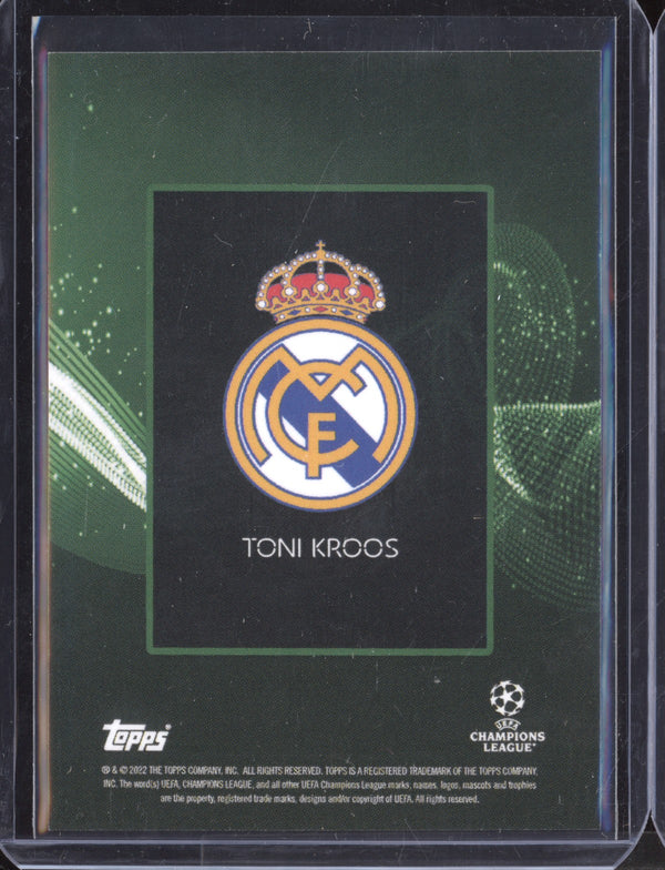 Toni Kroos 2022 Topps Knockout UEFA CL Green 57/99