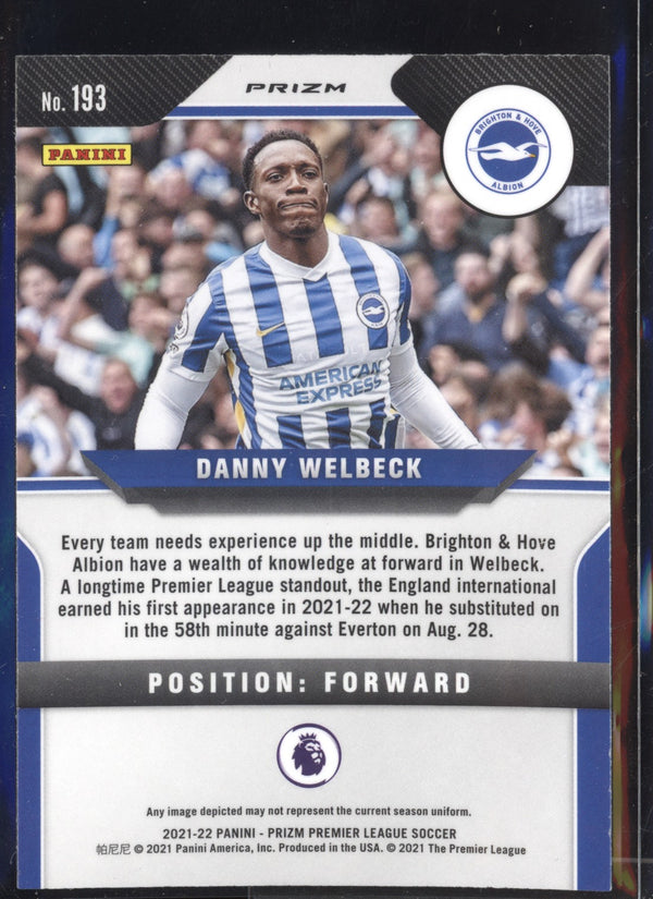 Danny Welbeck 2021-22 Panini Prizm Premier League Silver