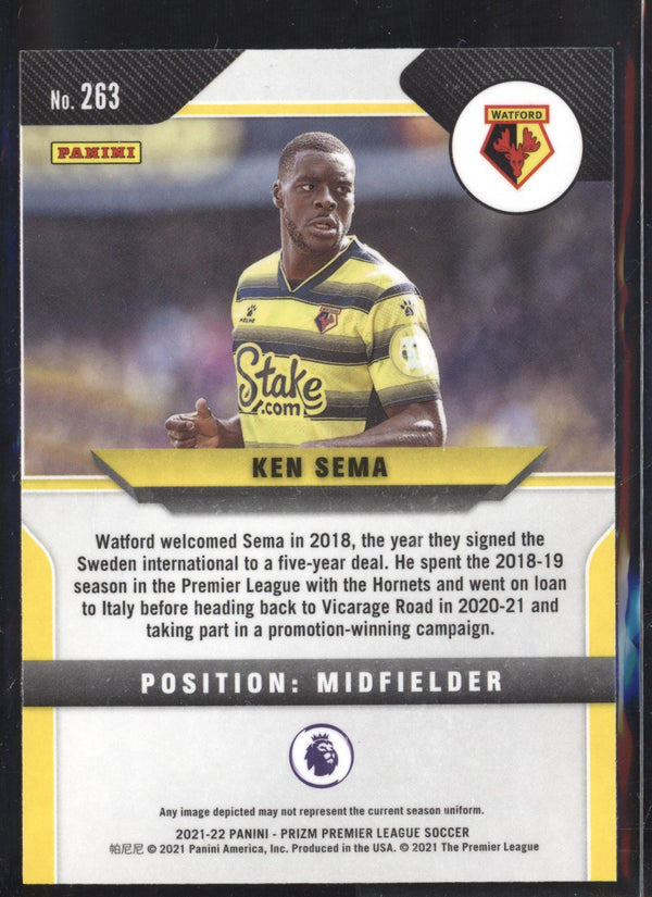 Ken Sema 2021-2022 Panini Prizm Premier League RC