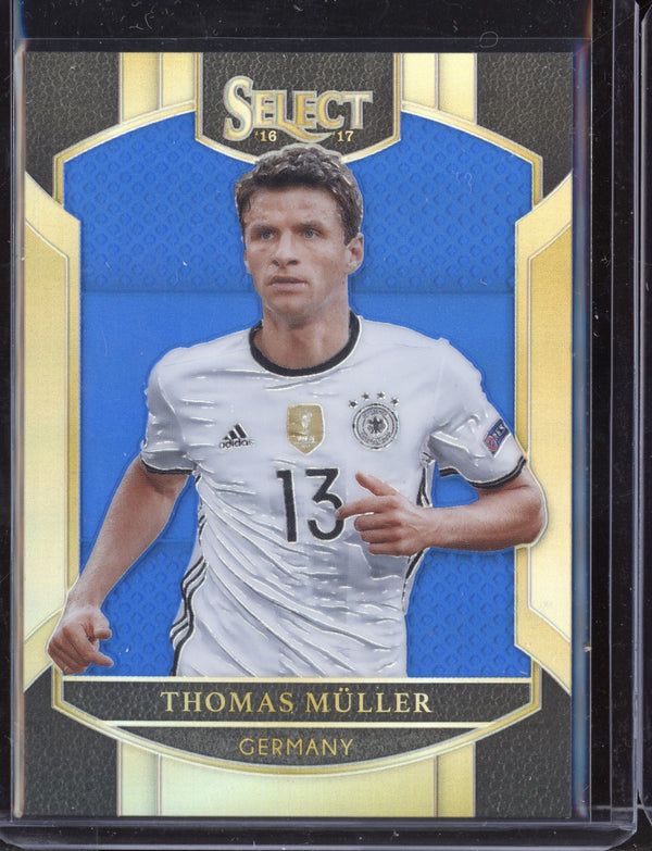 Thomas Muller 2016 Panini Select Soccer Terrace Blue 4/299