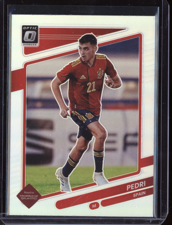 Pedri 2021 Panini Donruss Optic Soccer Holo