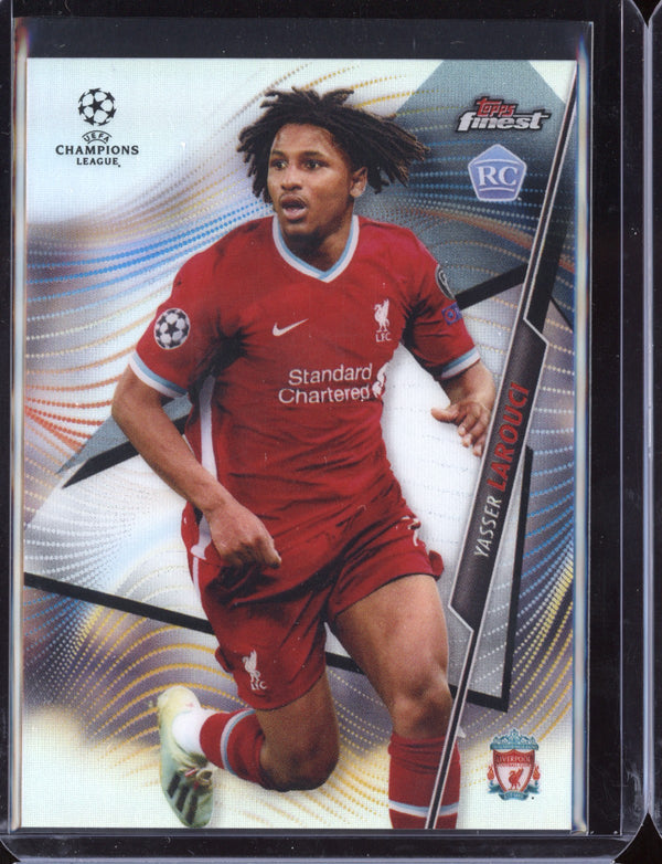 Yasser Larouci 2021 Topps Finest Champions League Refractor RC